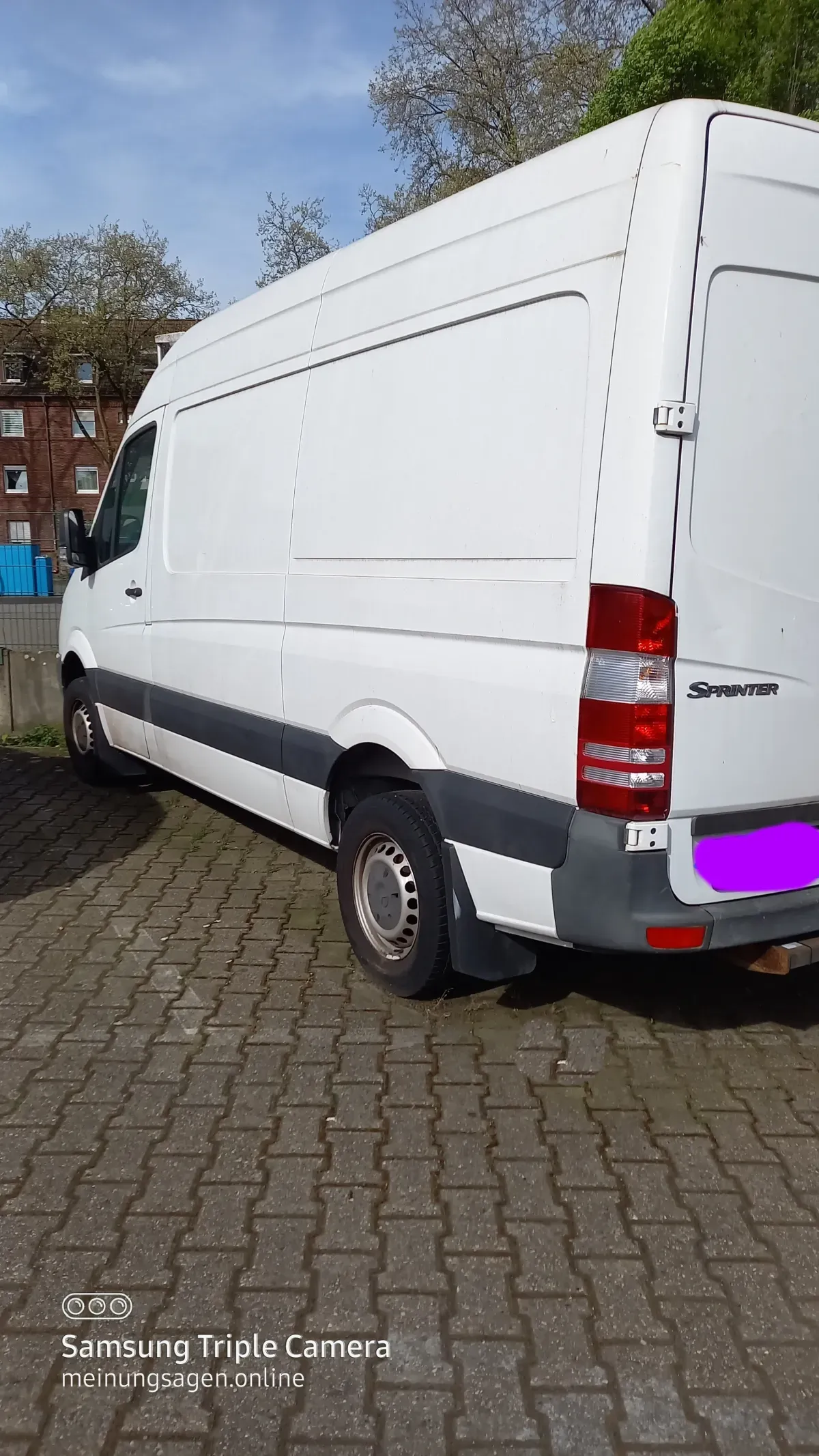Mercedes Benz Sprinter 313 CDI Weiß 2009  Fahrerseite 