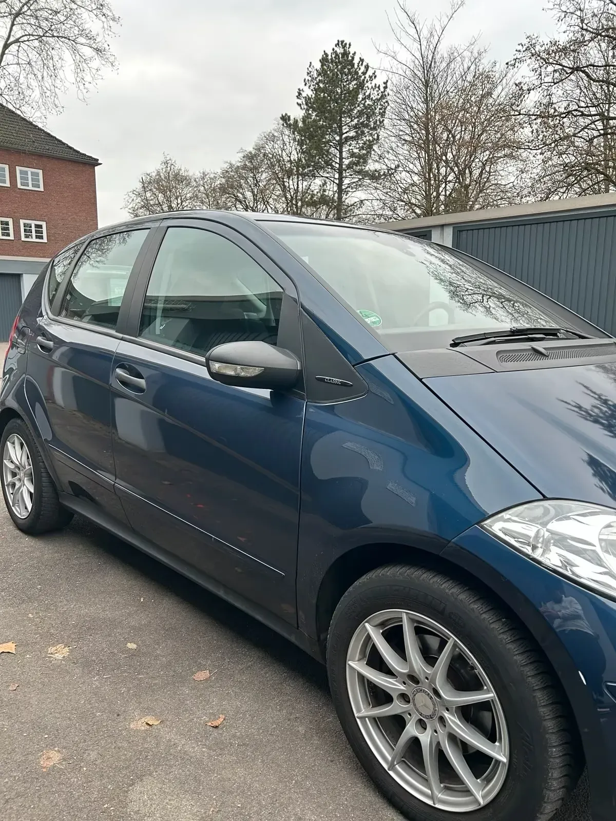 Mercedes Benz A170 Blau Baujahr 2005 Beifahrerseite Türen Alufelgen