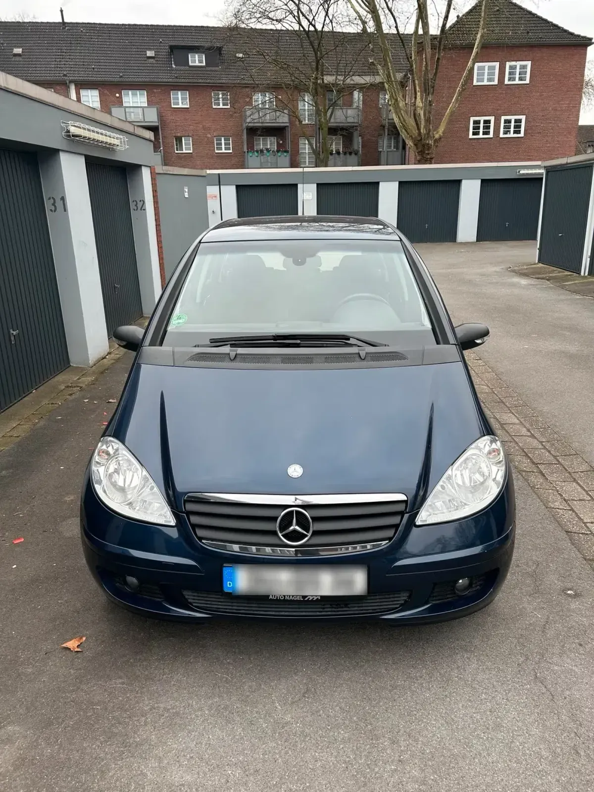 Mercedes Benz A170 Blau Baujahr 2005 Front