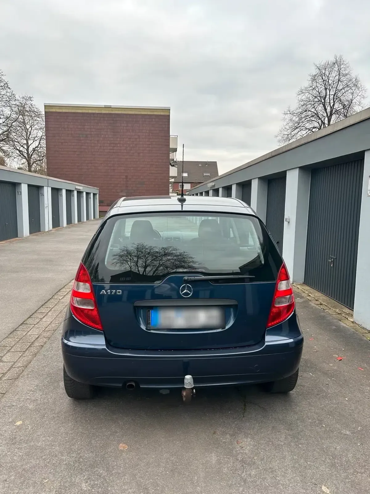 Mercedes Benz A170 Blau Baujahr 2005 Heck mit AHK