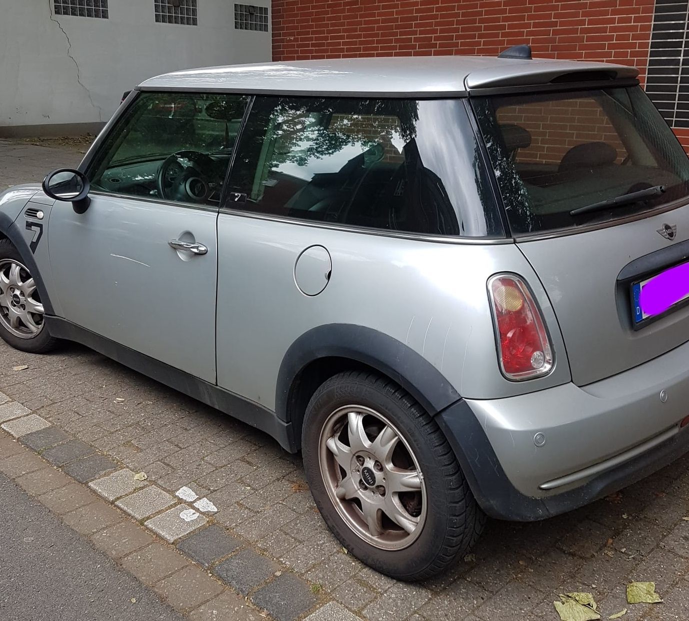 Mini One Silber Baujahr 2002 Fahrerseite Tür Heck Felge Reifen