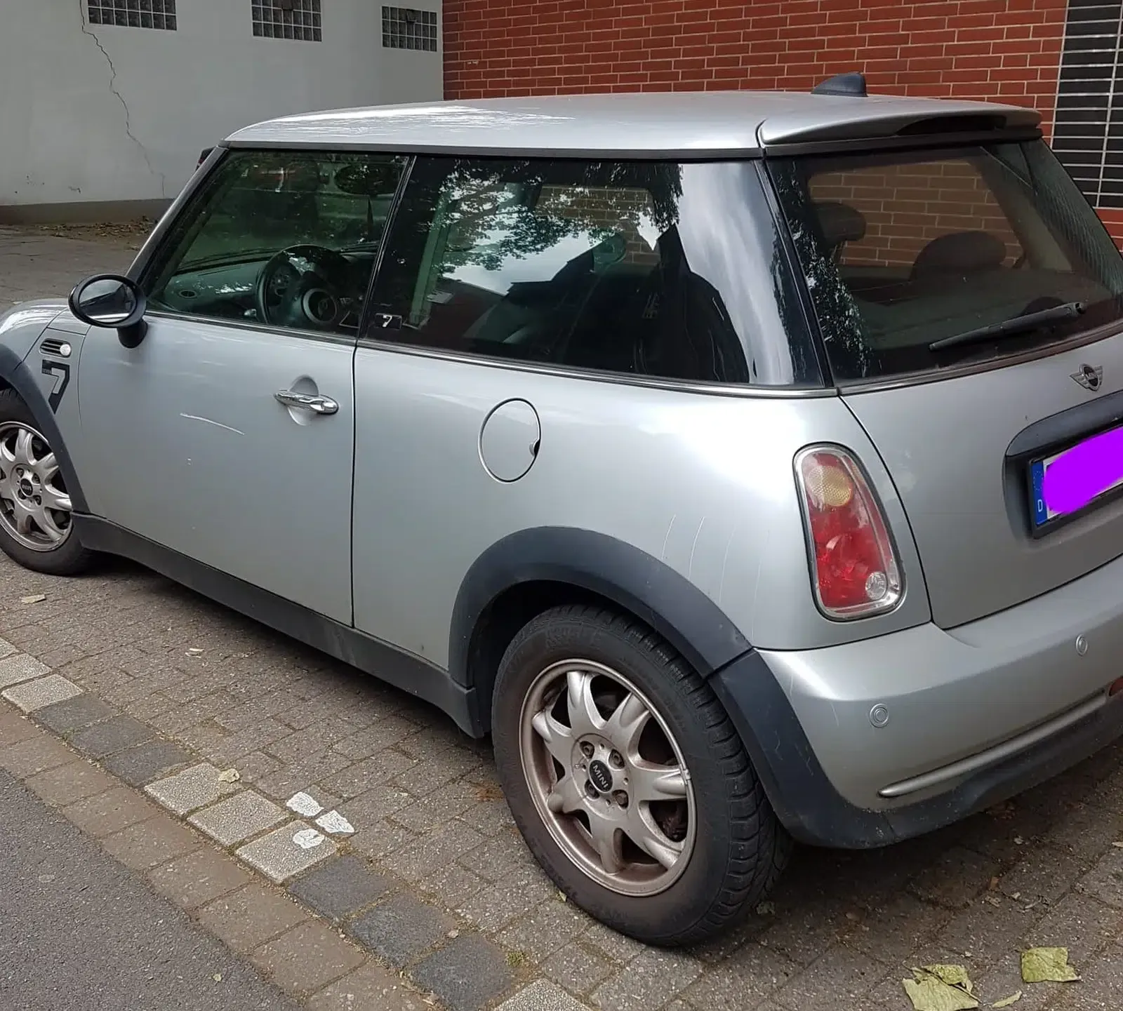 Mini One Silber Baujahr 2002 Fahrerseite Tür Heck Felge Reifen