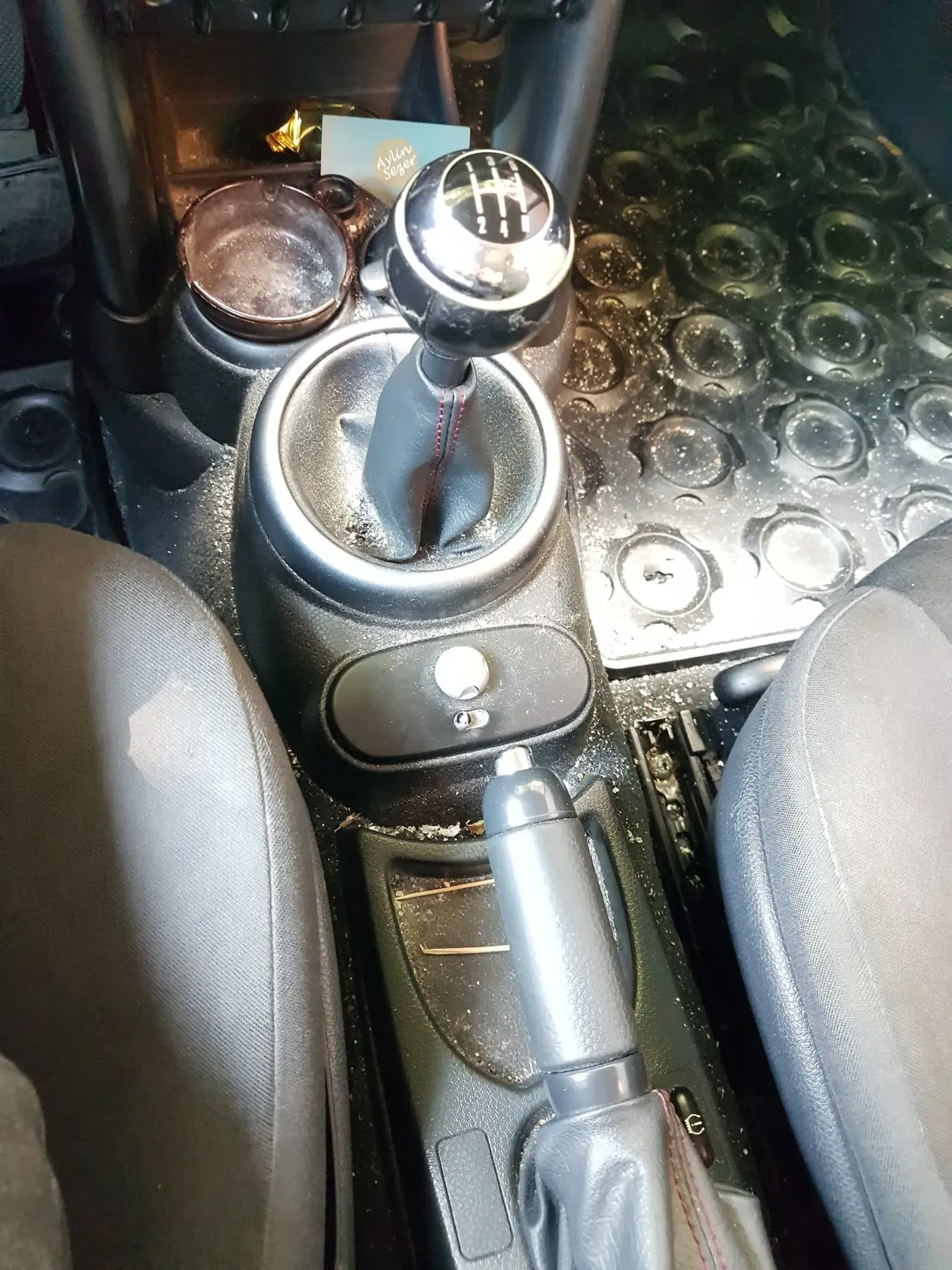 Mini One Silber Baujahr 2002 Schalthebel