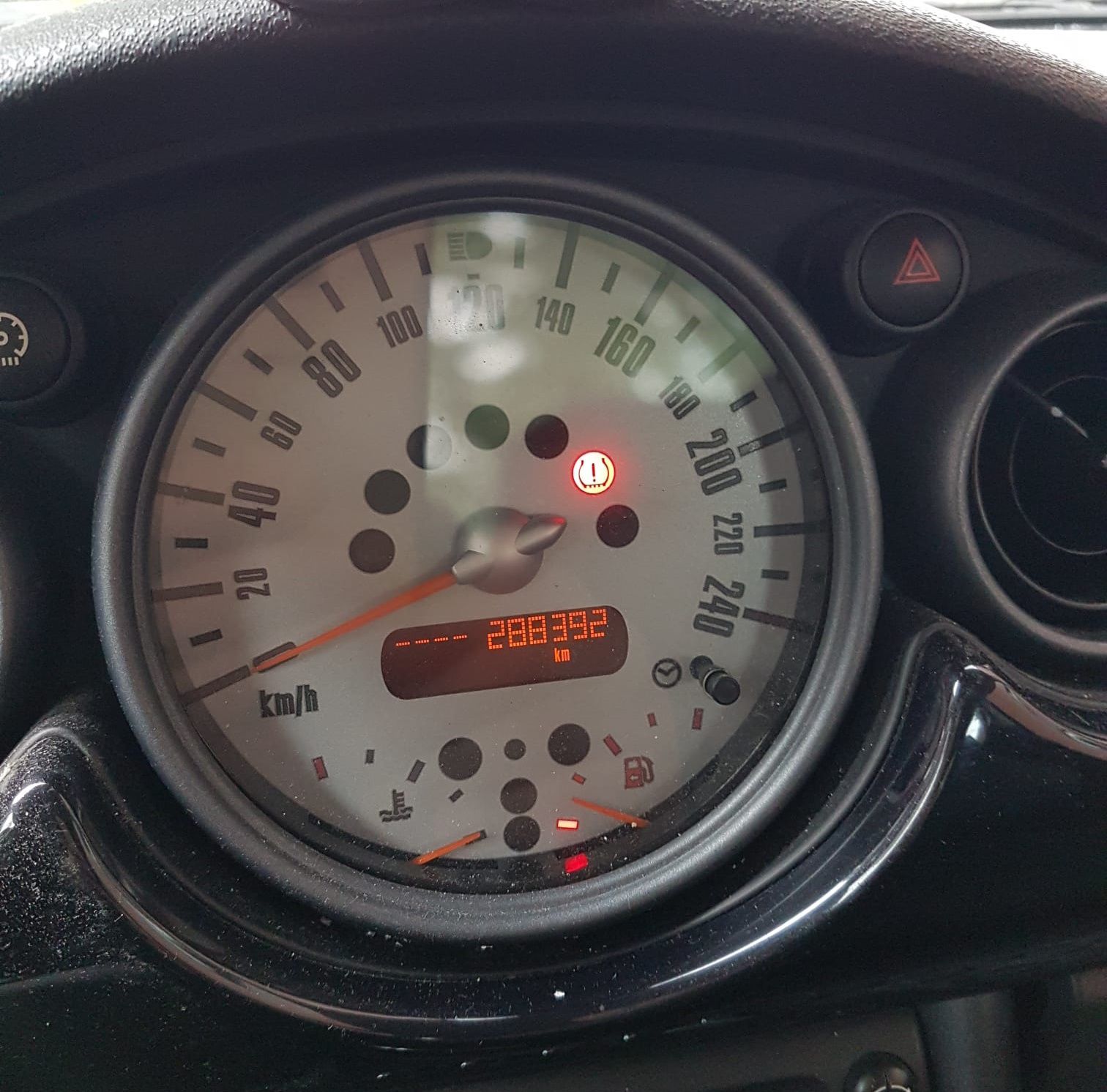 Mini One Silber Baujahr 2002 Tacho-Display