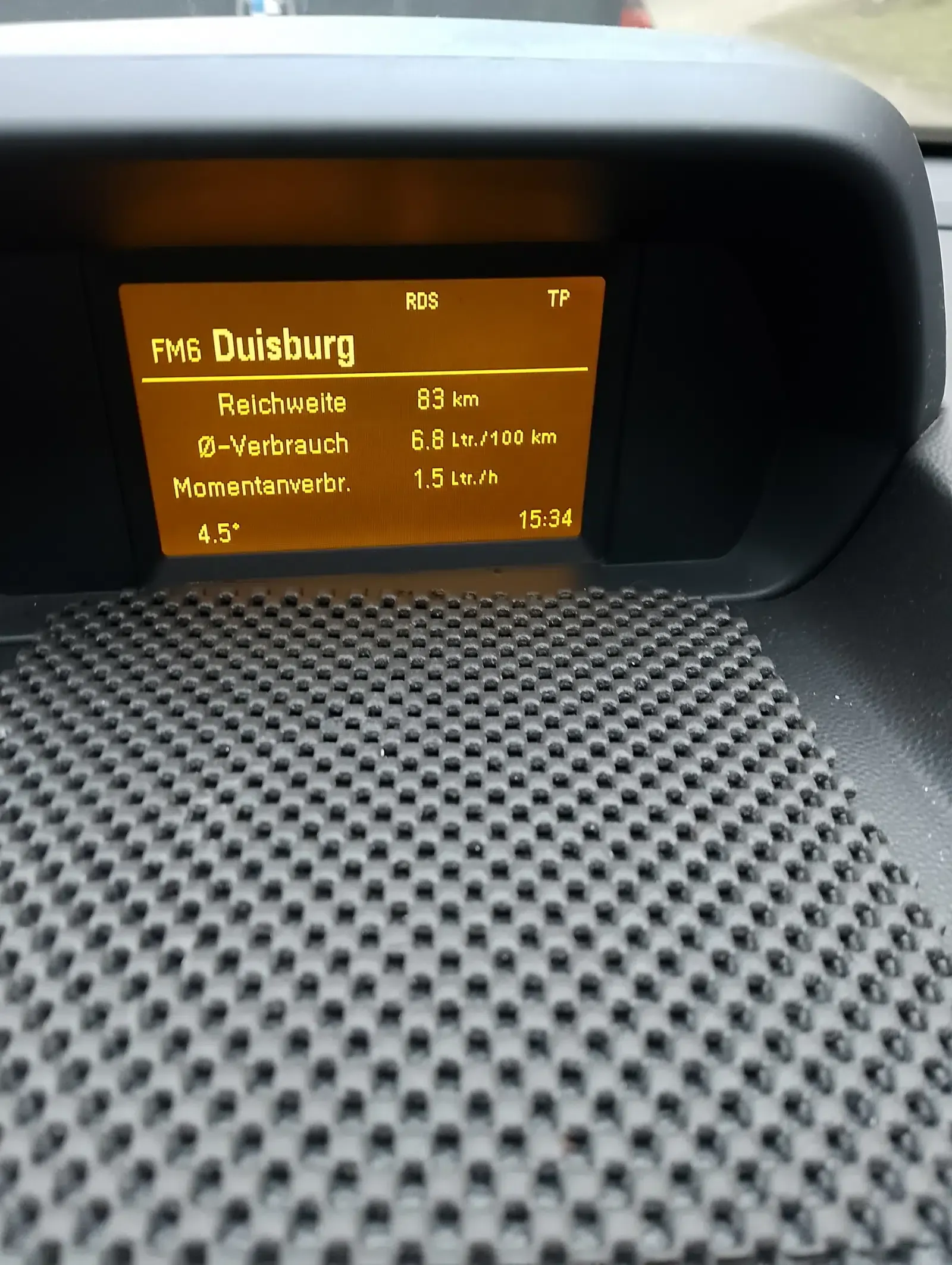 Opel Meriva Baujahr 2007-Display Bordcomputer