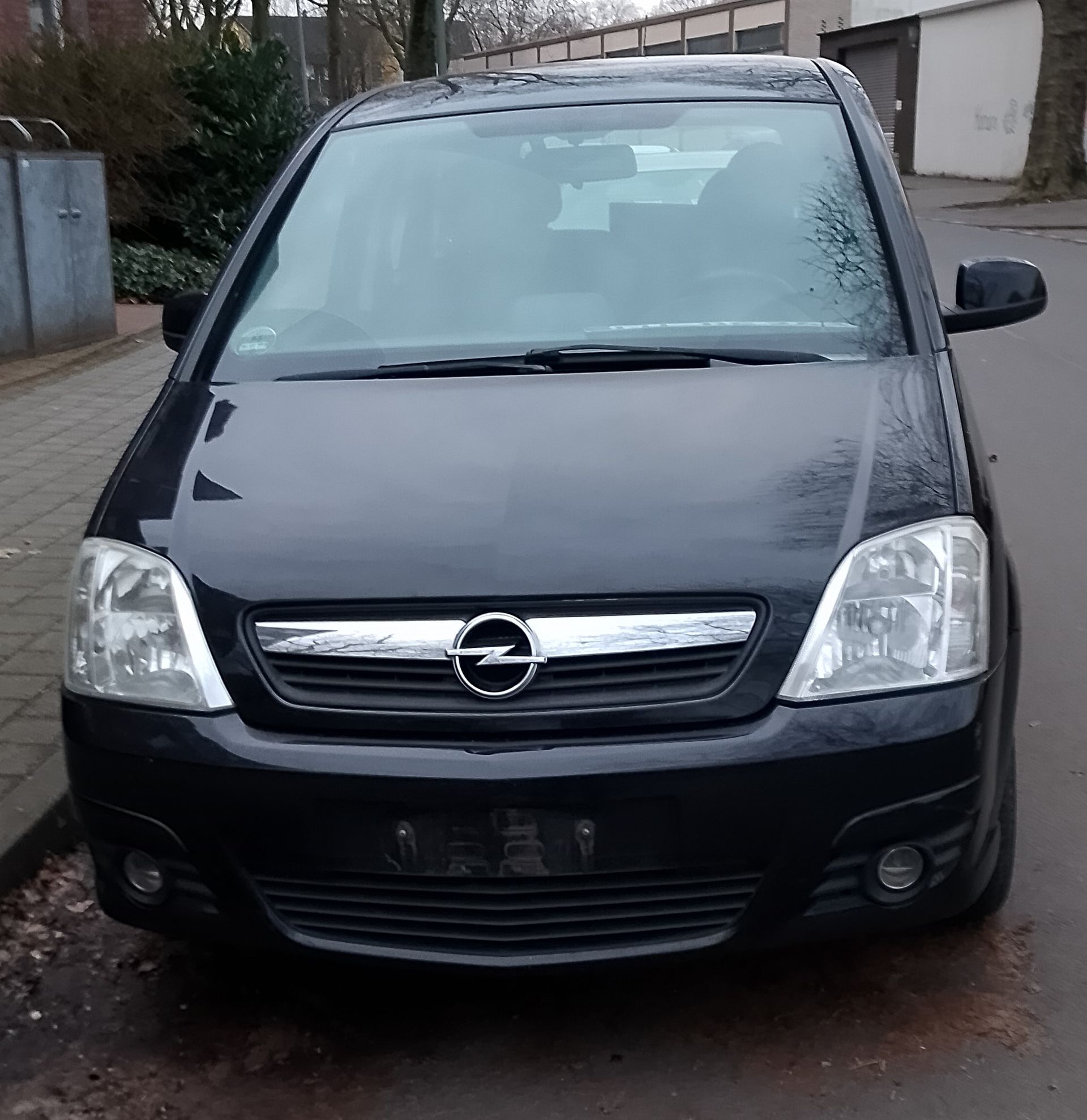 Opel Meriva Baujahr 2007-Schwarz-Front