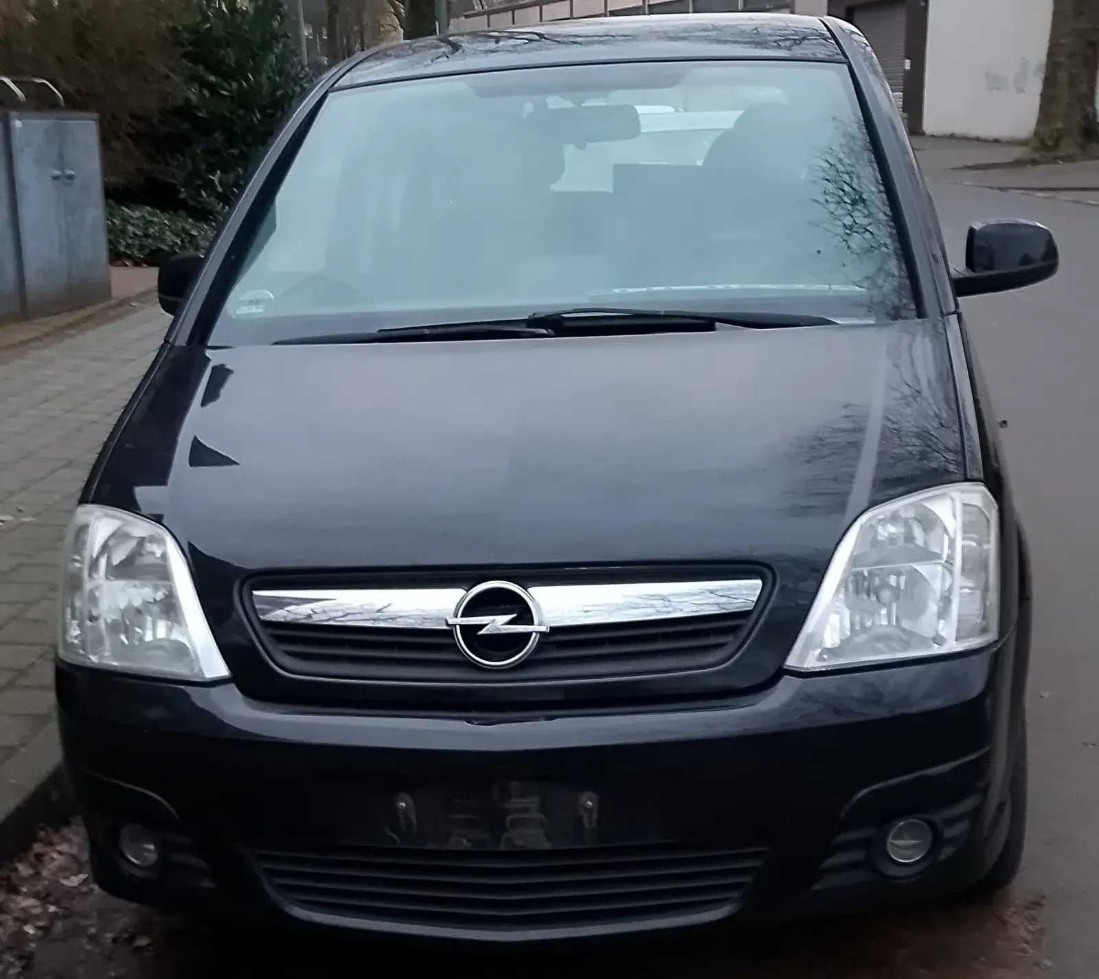 Opel Meriva Baujahr 2007-Schwarz-Front