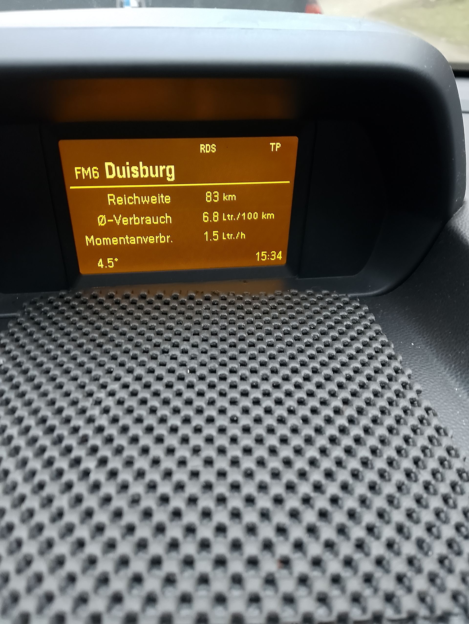 Opel Meriva Baujahr 2007 Schwarz Display Radio Bordcomputer