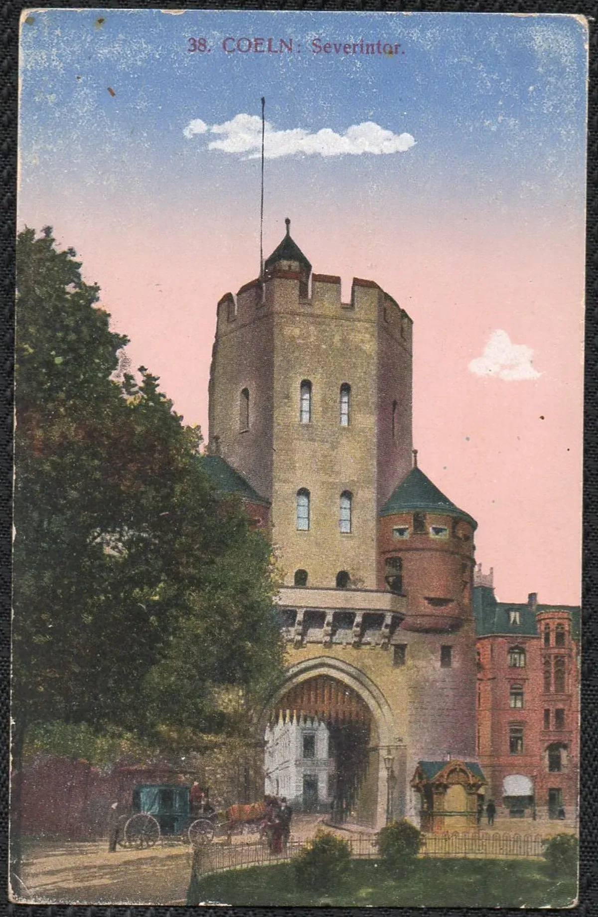 Coeln Severintor, Ansicht Nr. 38, 1900