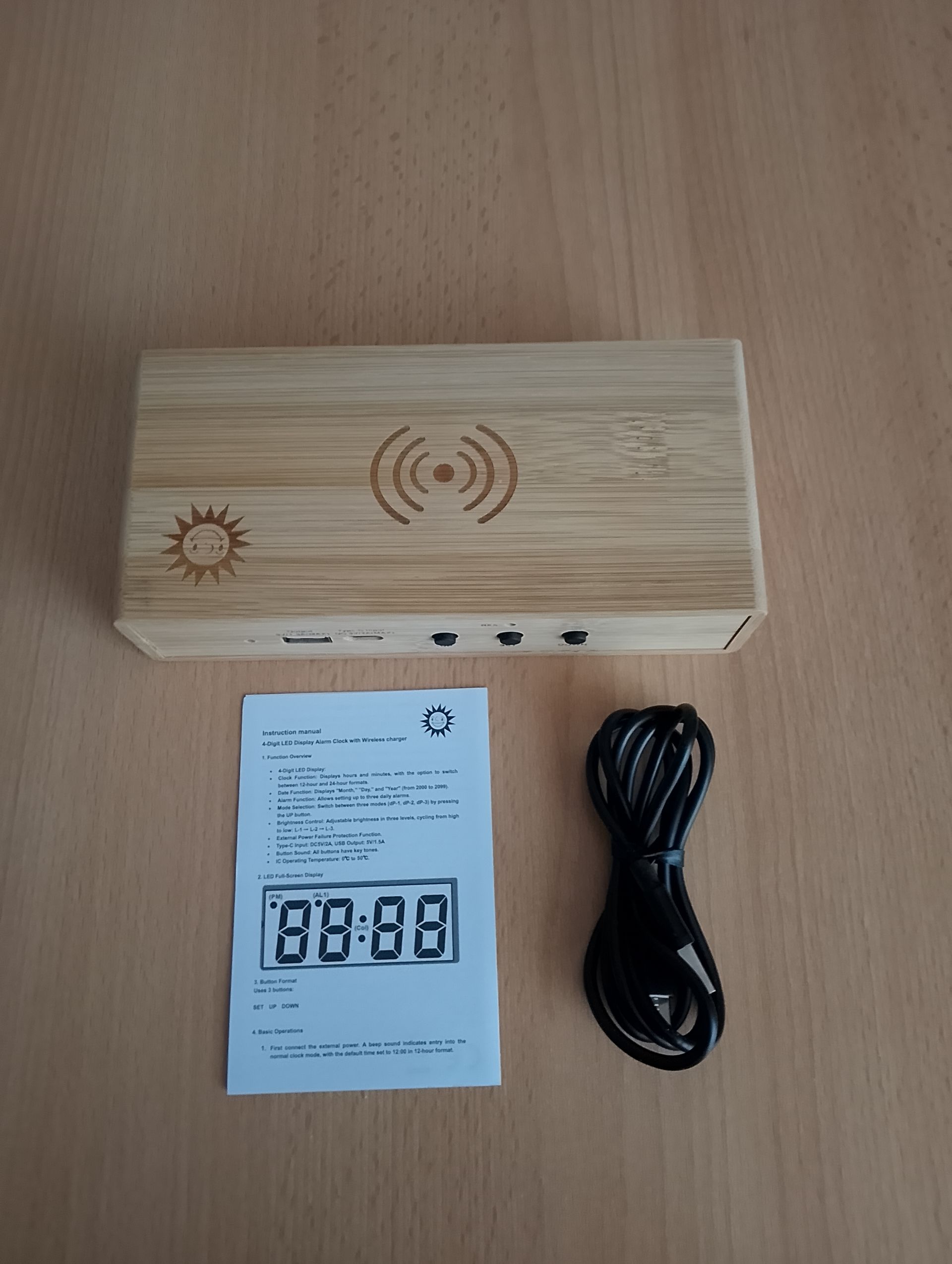 Radiowecker Holz Deko-Zubehör