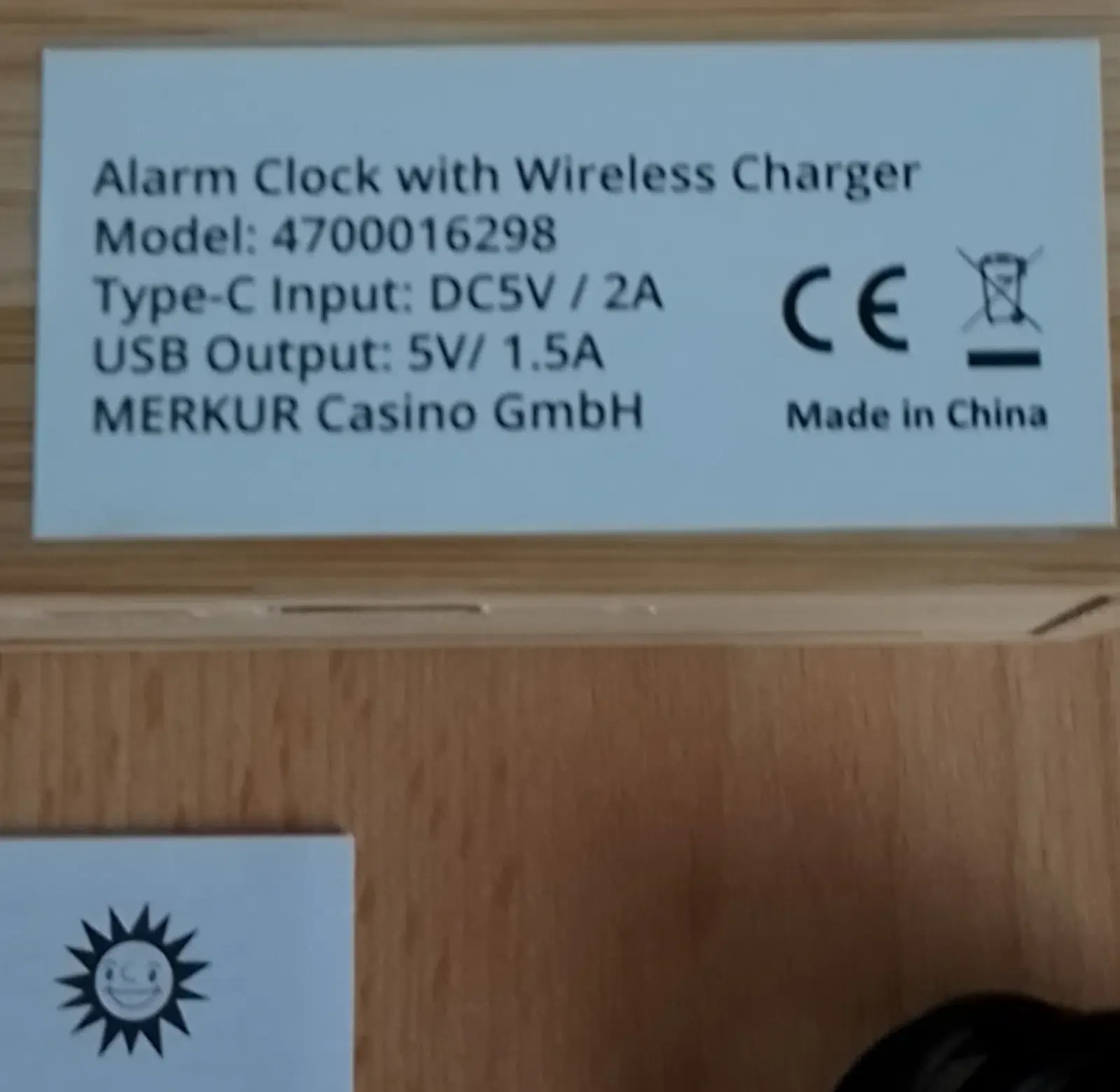 Radiowecker Holzdeko-Typ