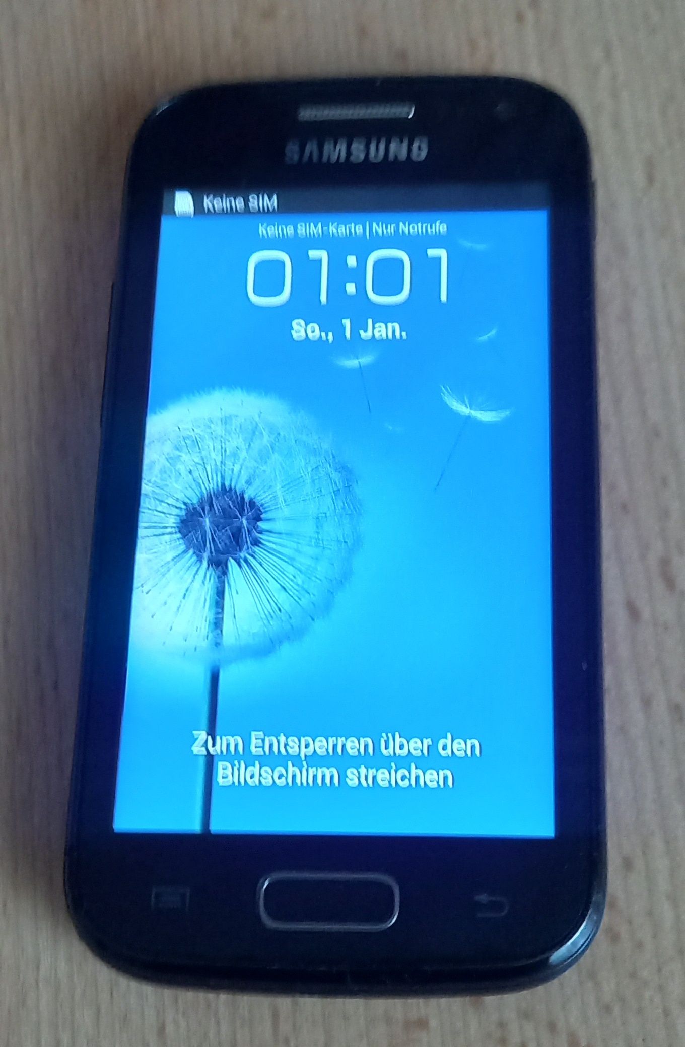 Samsung Galaxy ACE2 Display Startbildschirm