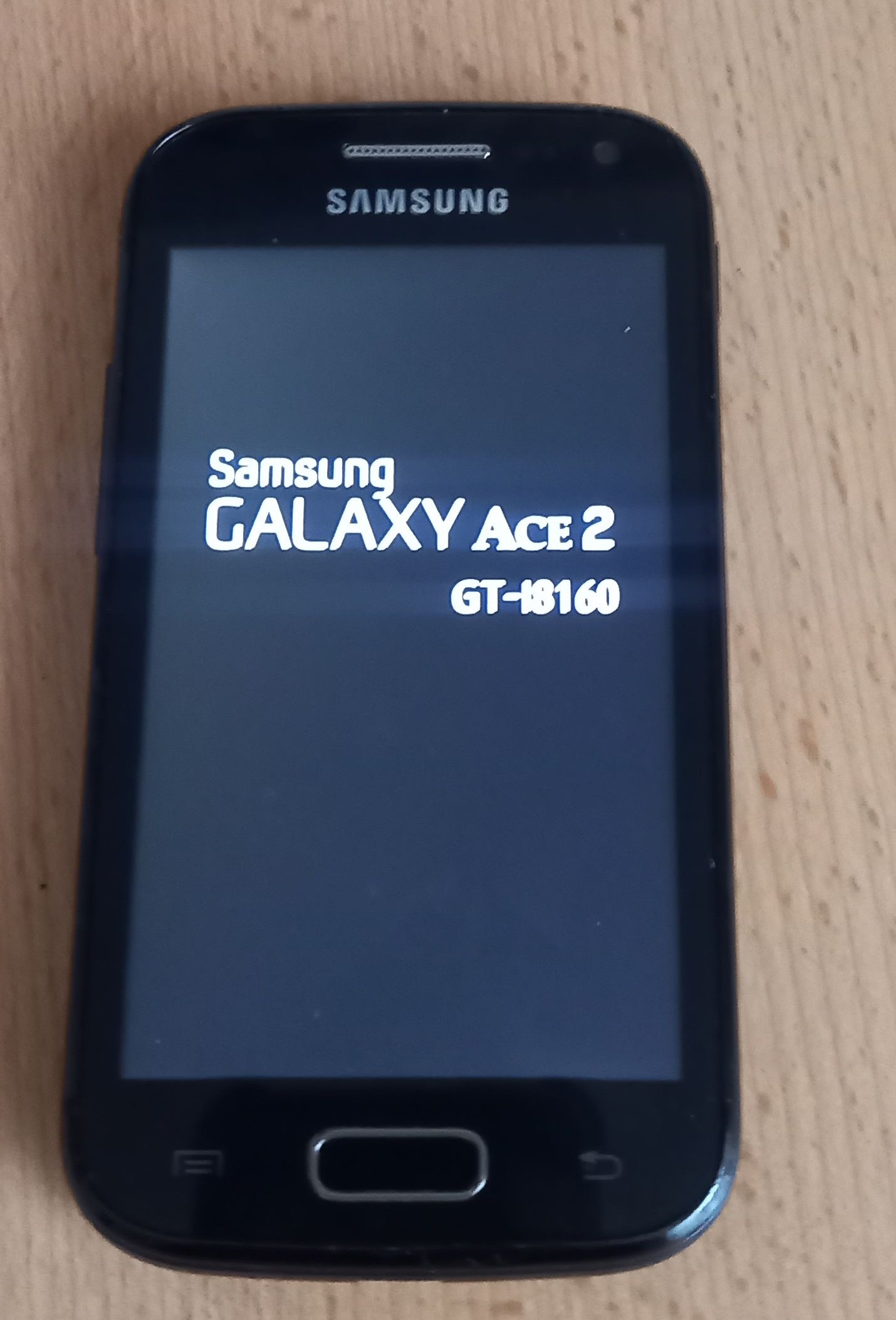Samsung Galaxy ACE2-Startet Logo Bezeichnung Handy