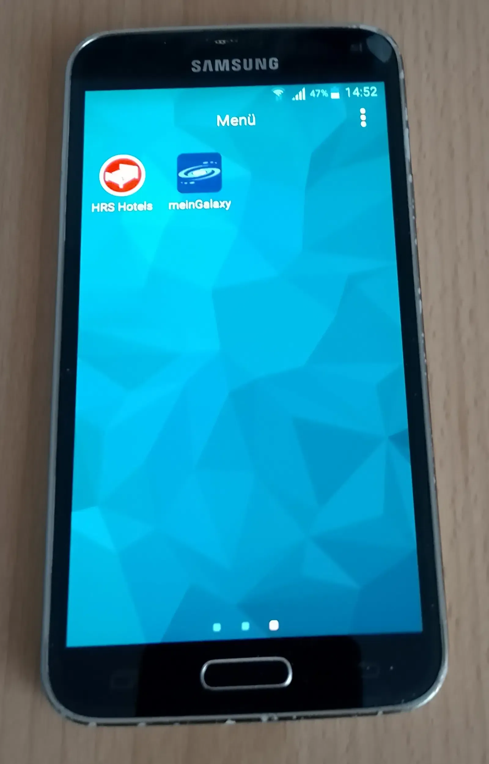 Samsung S5 Anleitung Menü-Gebrauch