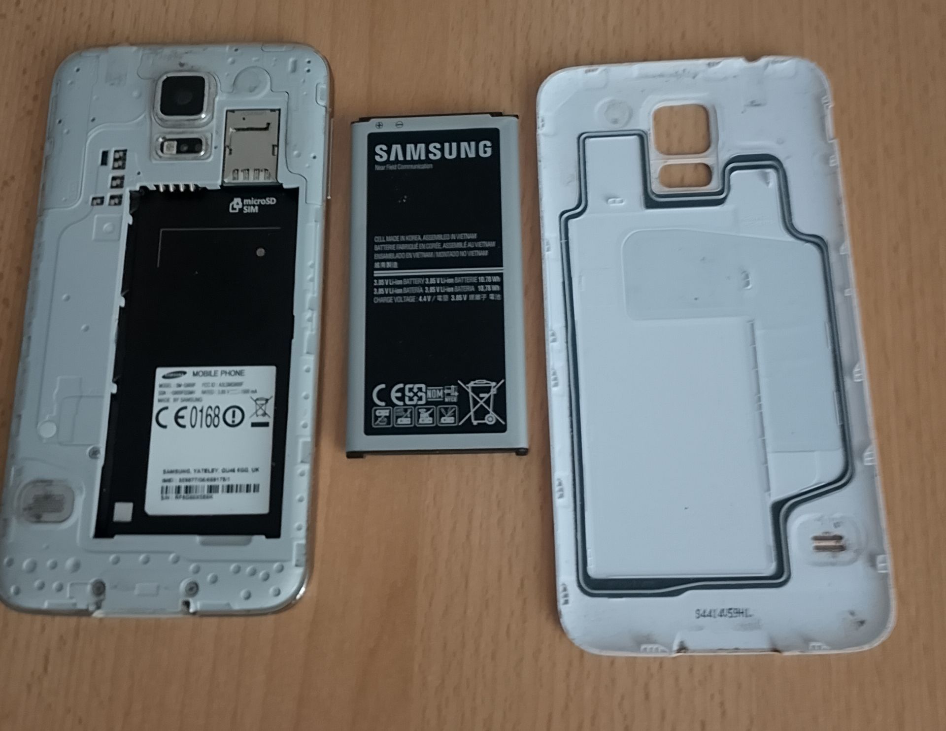 Samsung S5-Akku-Kappe-Slot CD Karte