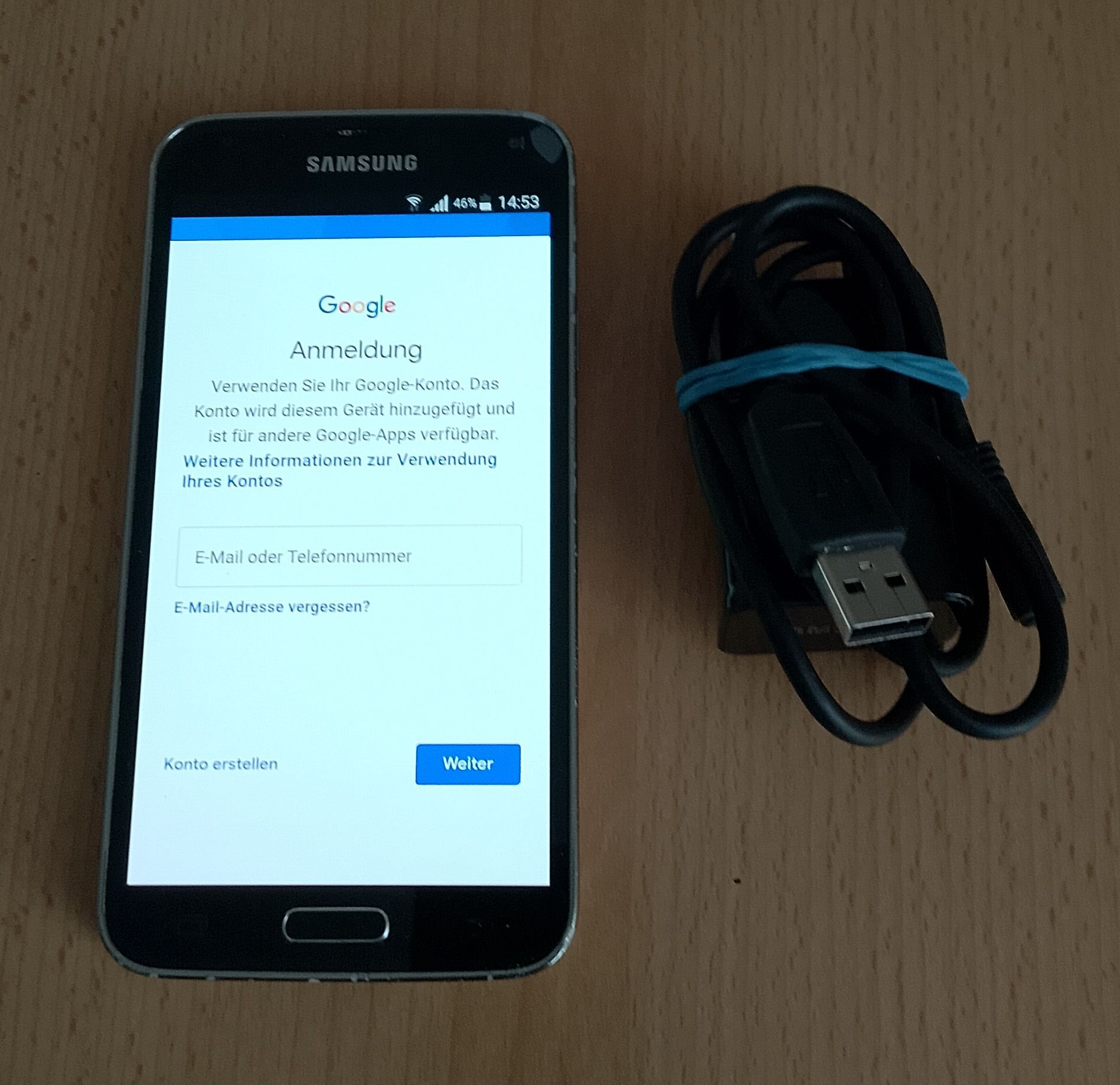 Samsung S5-Beleuchtung Display
