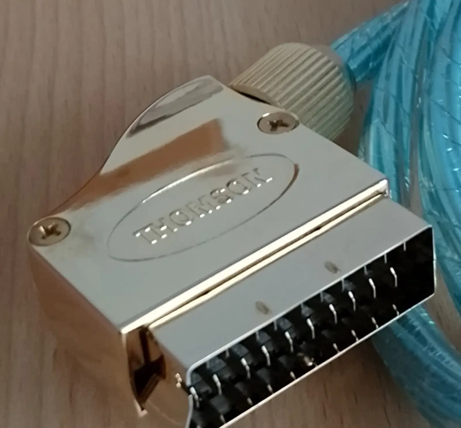 Scartkabel Goldfarbig-Anschluss TV