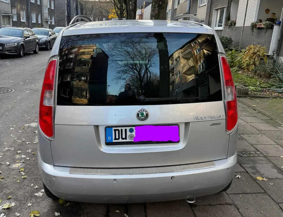 Skoda Roomster Heck Rückleuten Kennzeichen