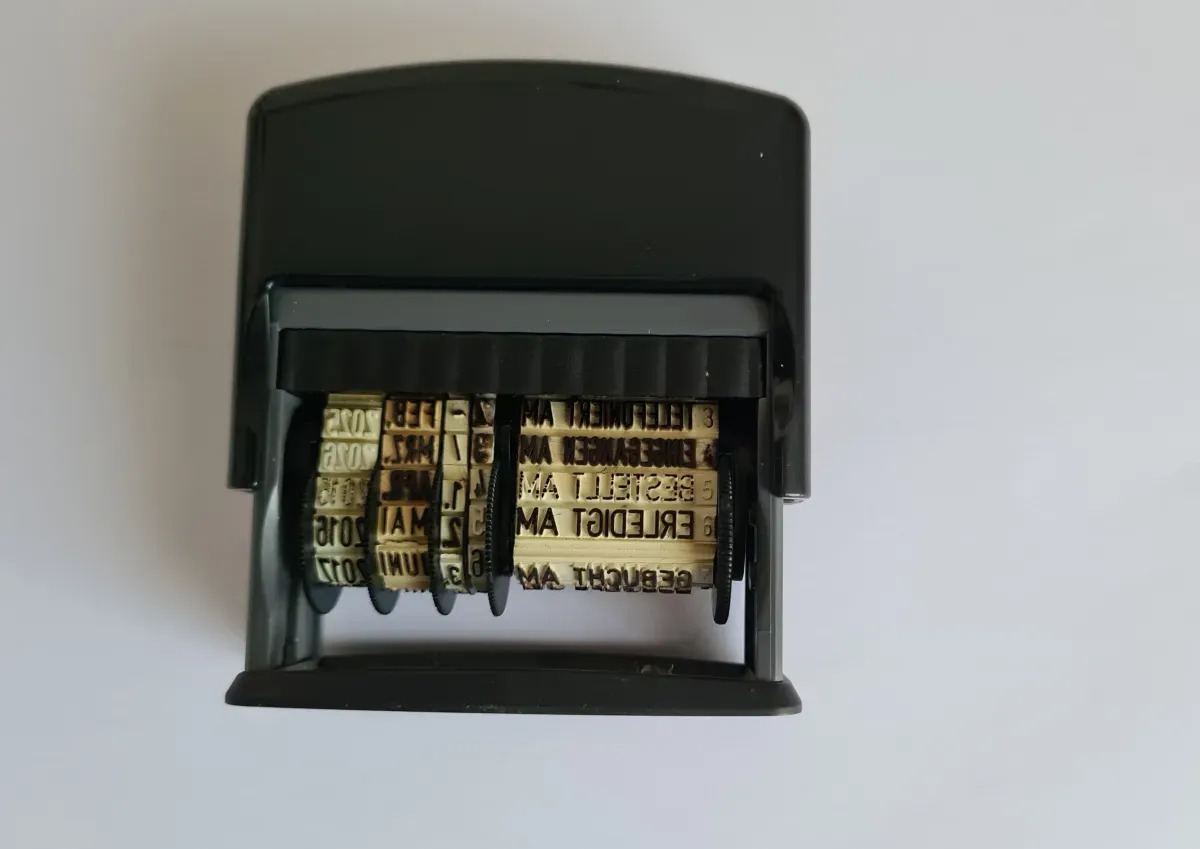 Datumstempel trodat printy - dater 4817 - Rückseite - Gebraucht