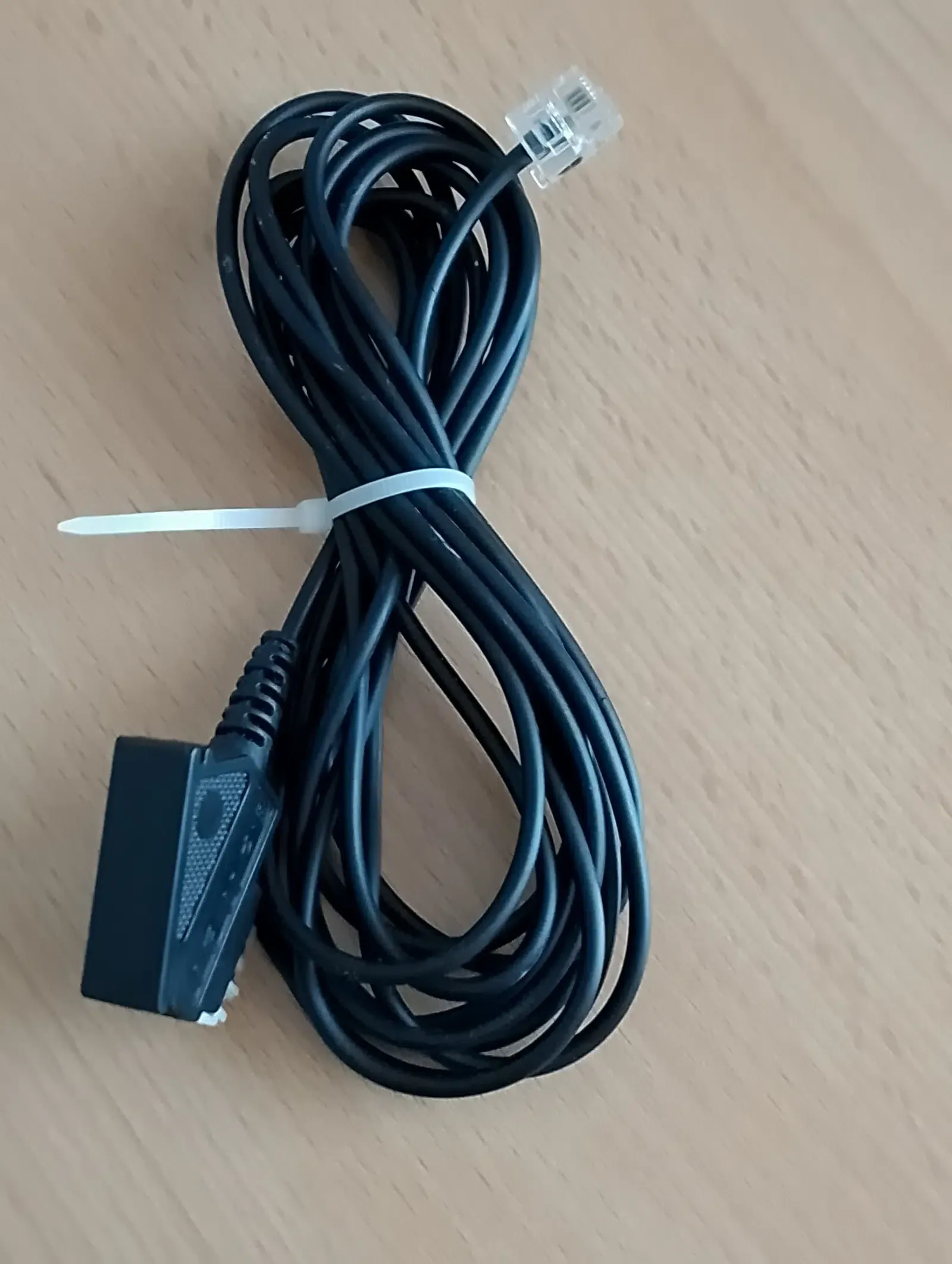 TEA-Kabel Telefondose-Schwarz-1.5meter