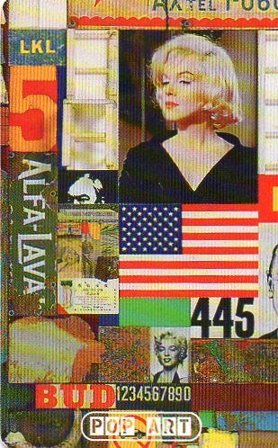 Telefonkarten LKL Alfa Lava Art Monroo 