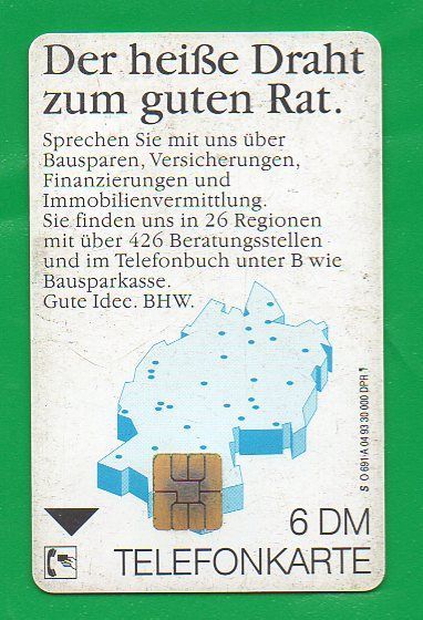 Telefonkarten BHW Versicherung 