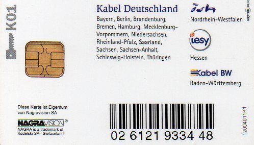 Telefonkarten Kabelanschluss 