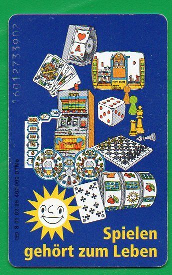 Telefonkarten Spielen gehört zum leben 