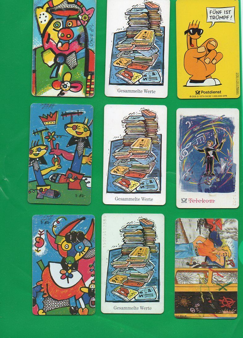Verschiedene Telefonkarten ab 1993