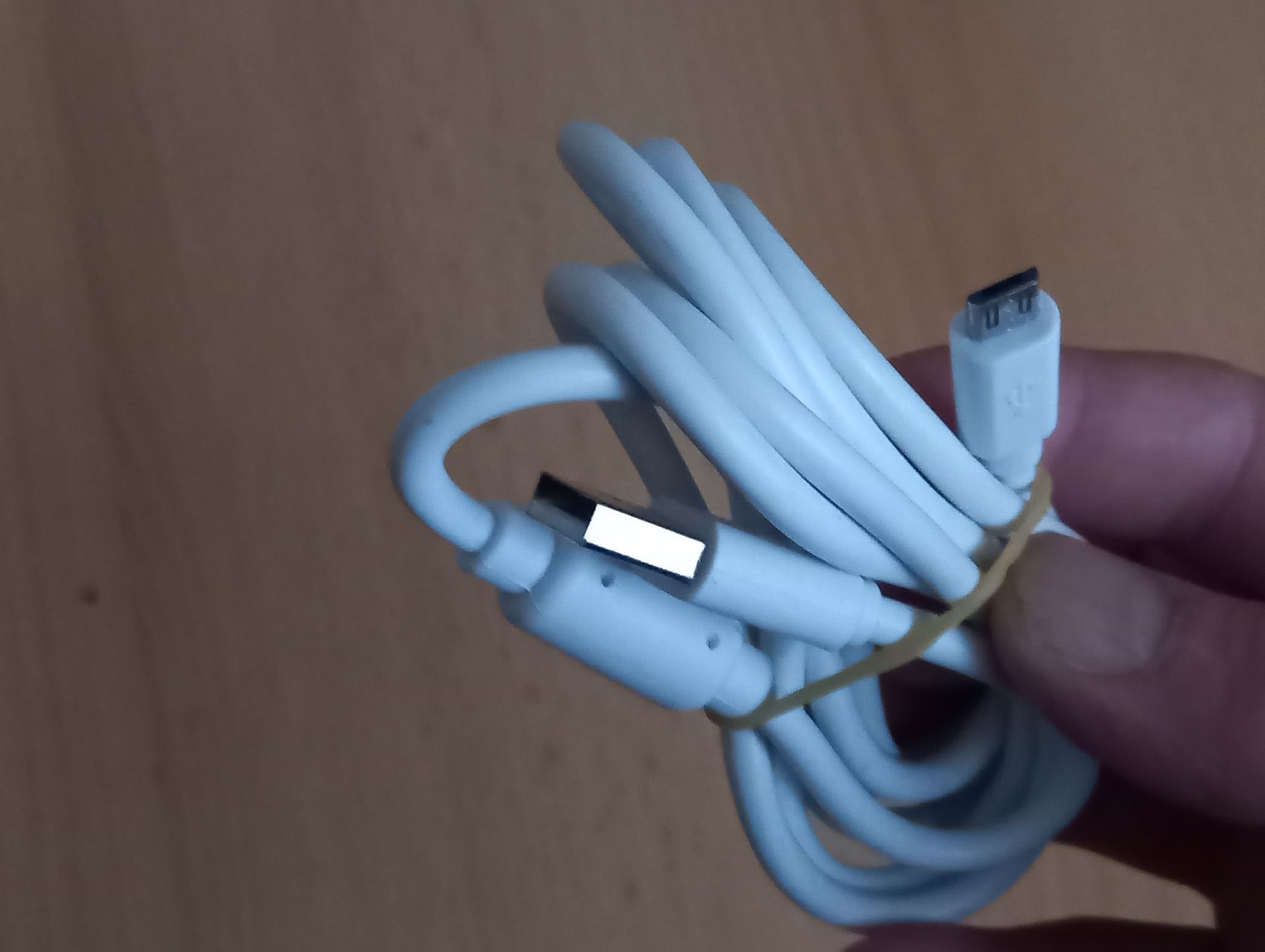 USB Smartphone Kabel-Weis-1Meter