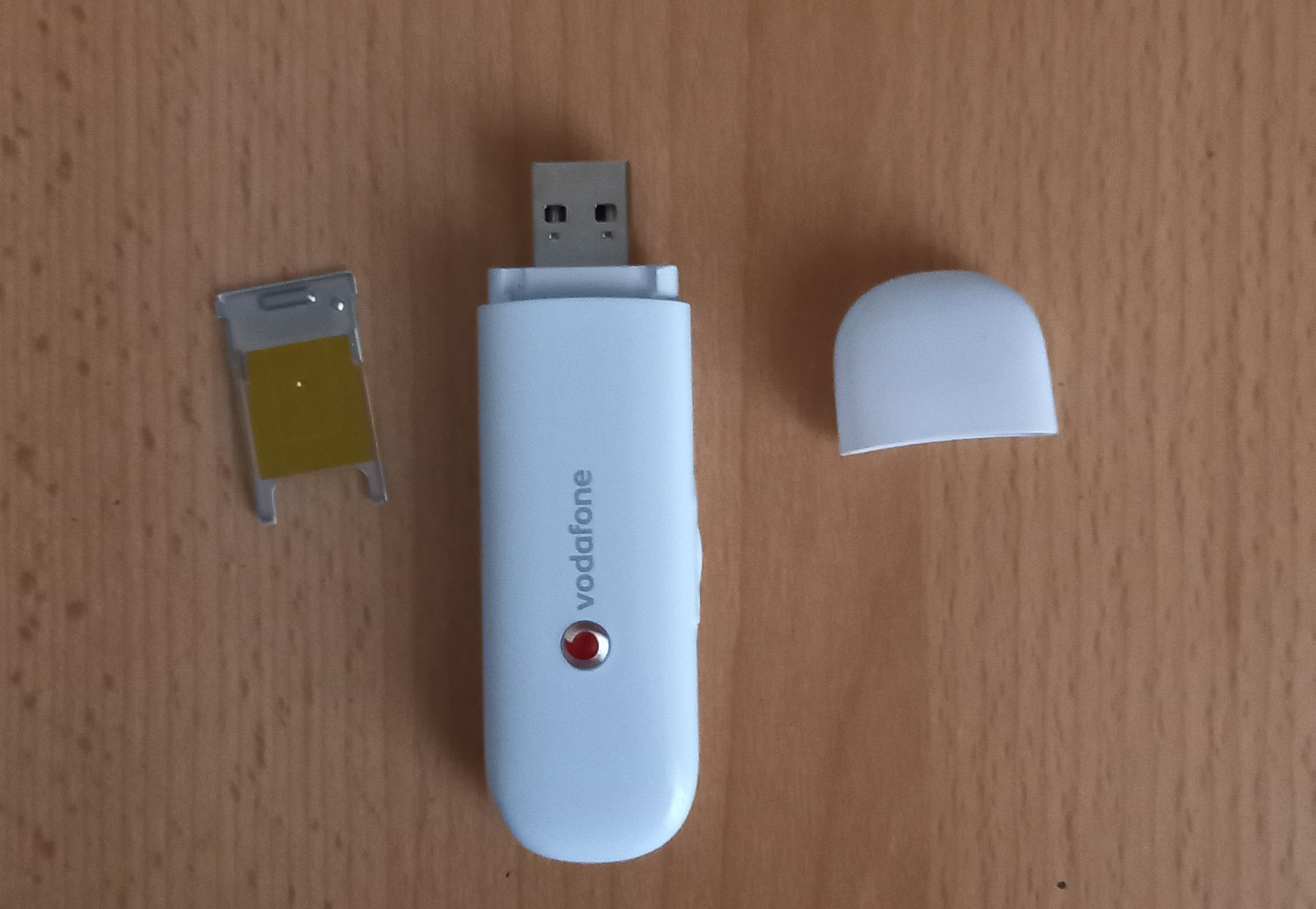 Vodafon USB Internet Stick Weiß-Kape-SD Card-Stick