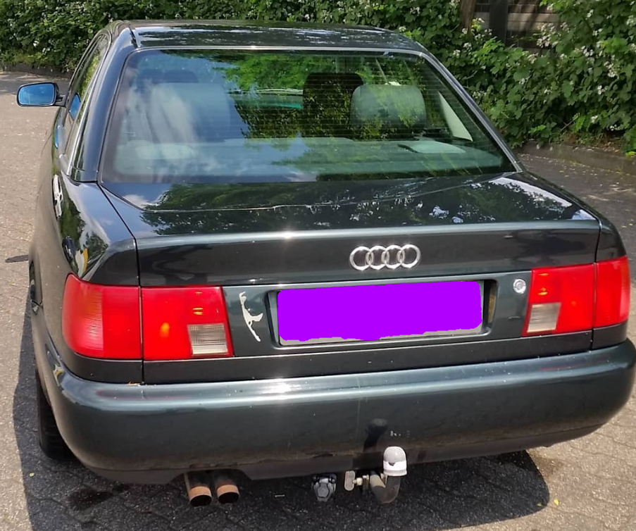 Audi A6-C4-Baujahr 1996-Limousine-Grün-Heck