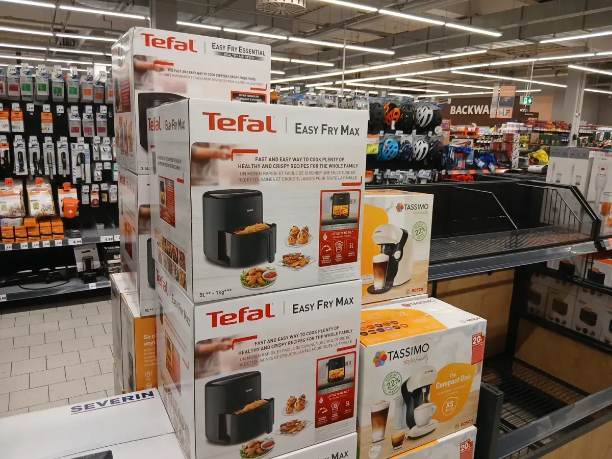Tefal Easy Fry Geräte im Kaufland Markt.