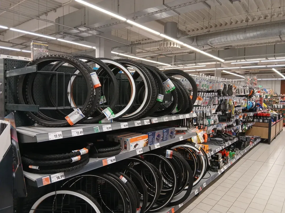 Fahrradzubehör im Kaufland Markt.