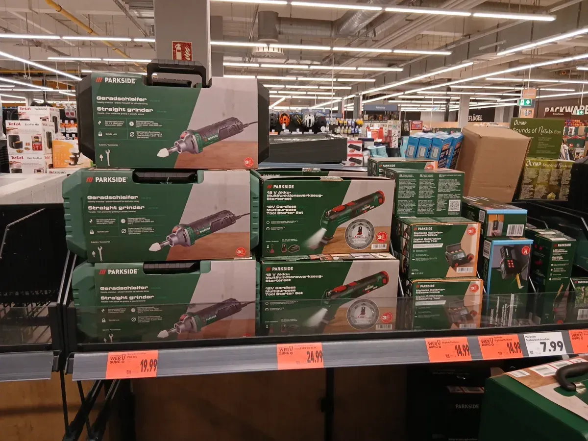 Werkzeuge im Kaufland Markt.