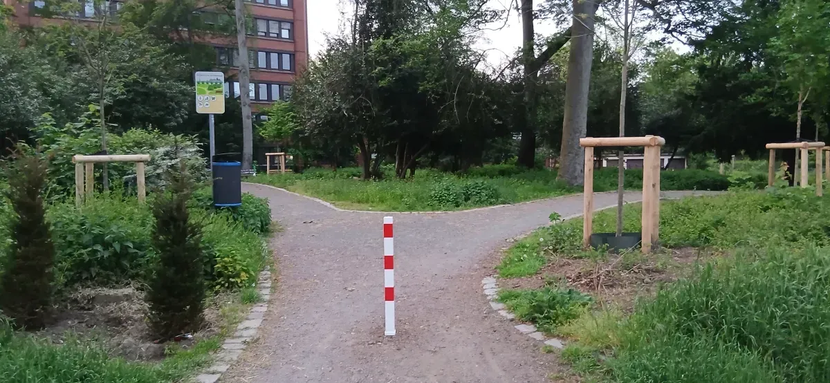 Parkeingang Richterstraße Hamborn.