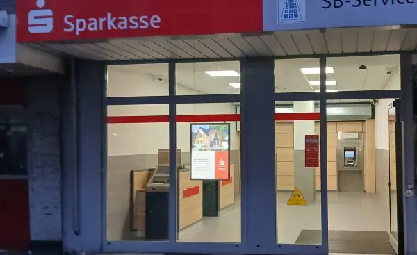 Sparkassen Filiale in Duisburg Hamborn.