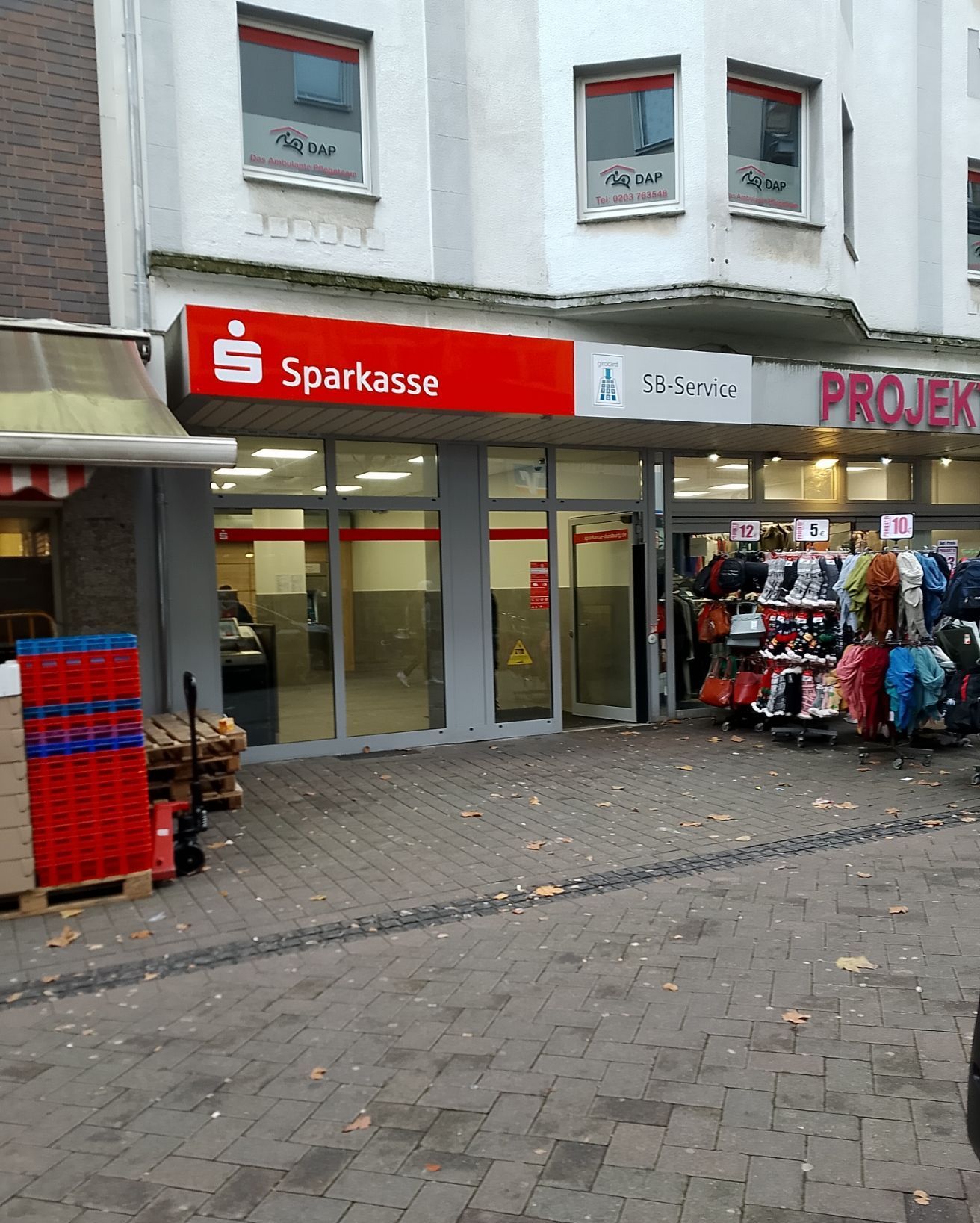 Duisburg Hamborn Jägerstraße SB Service Sparkasse