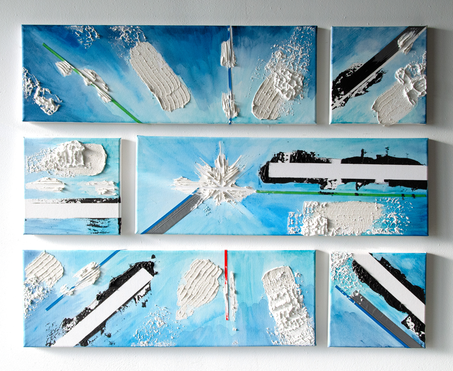 Malerei von Fabian Eickeler
Titel: Zeitstrahl