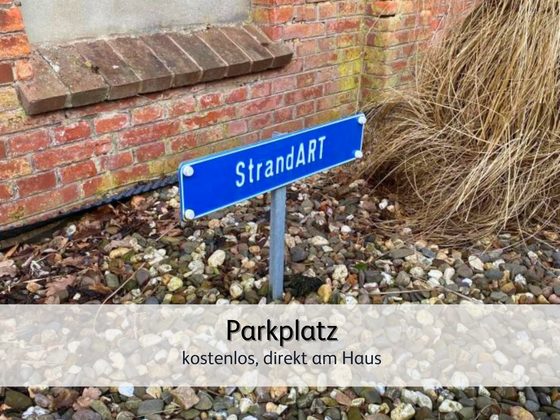 Parkplatzschild mit der Aufschrift 