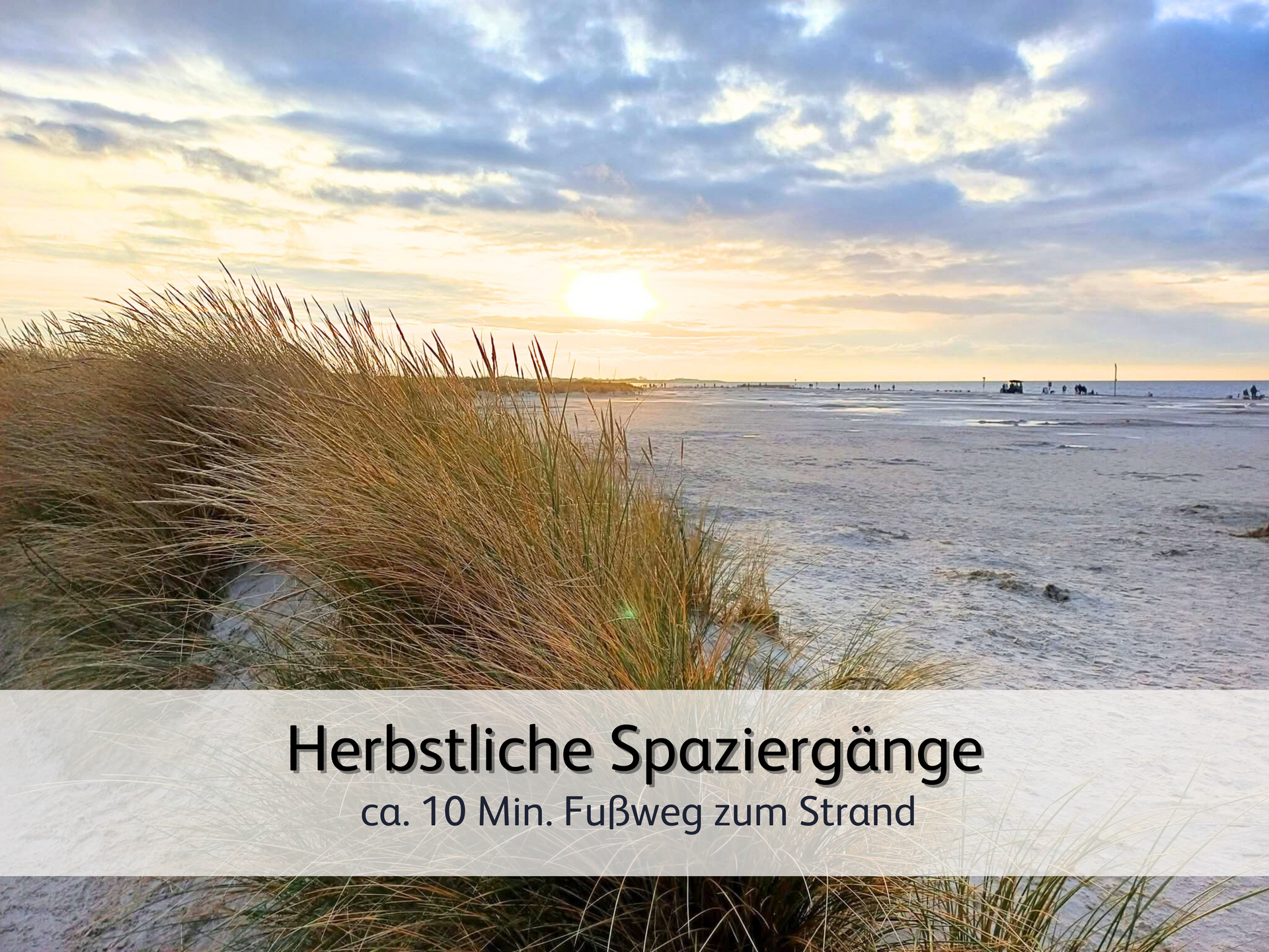 Blick durch die Dünen am Strand von Norddeich Richtung Meer
