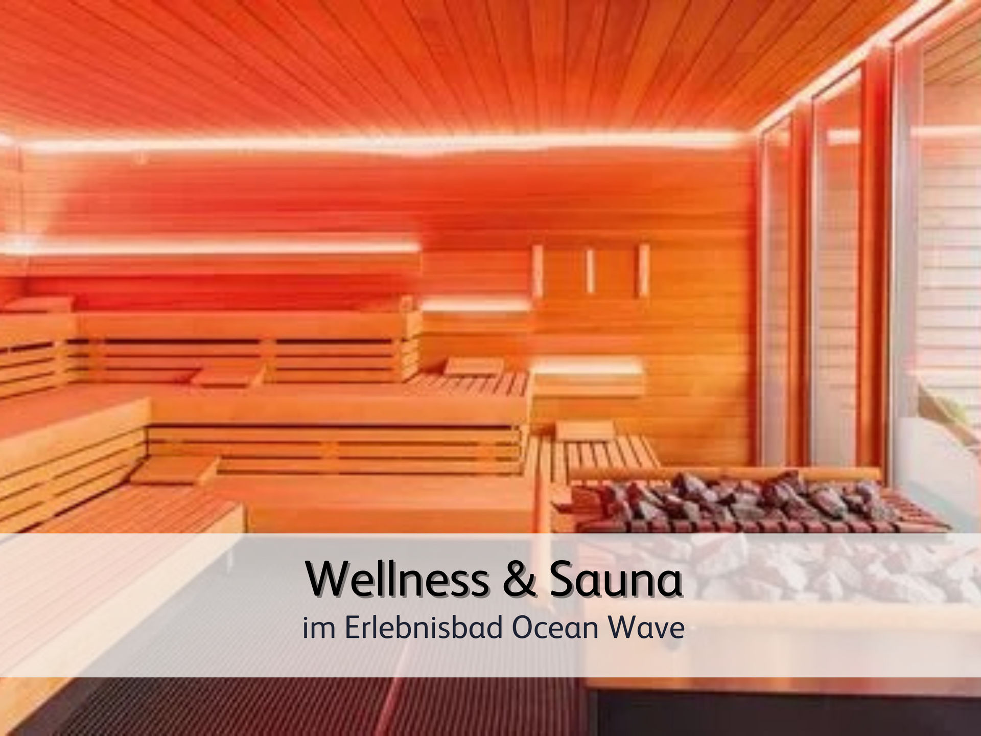 Sauna und Wellnessbereich im Erlebnisbad OceanWave in Norddeich