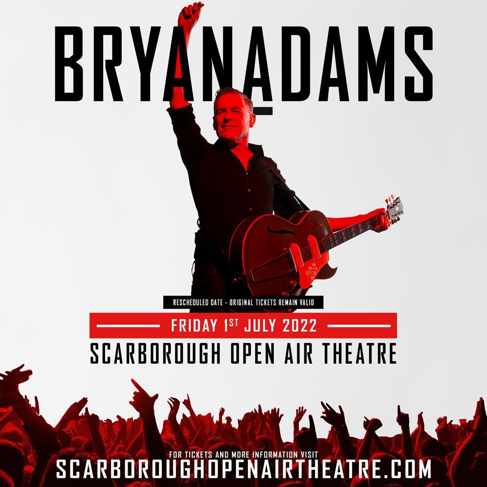 Bryan Adams Scarborough Gig Moved To 2022