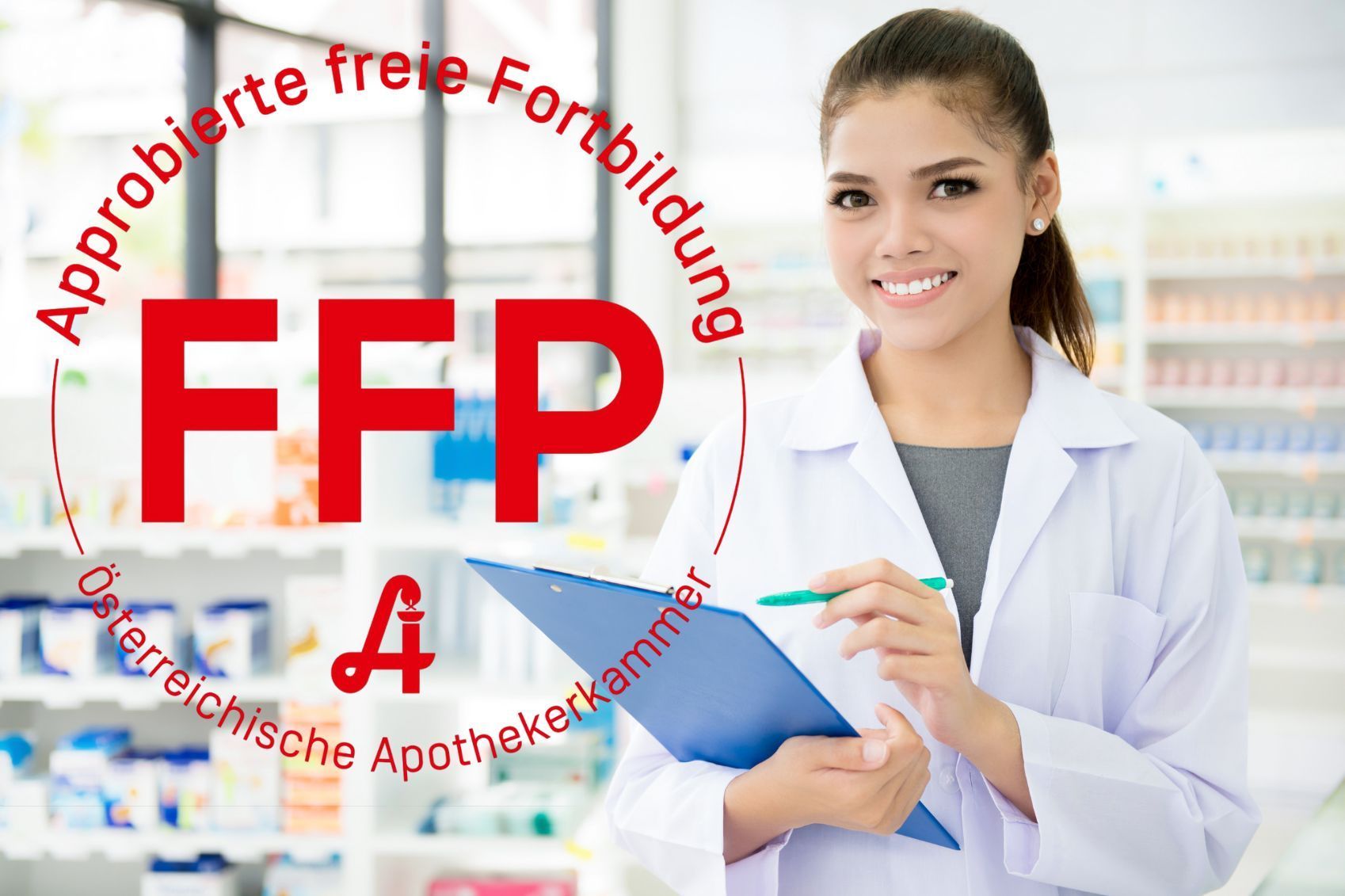 Pharmazeutisch- kaufmännische Angestellte bei der Arbeit in der Apotheke