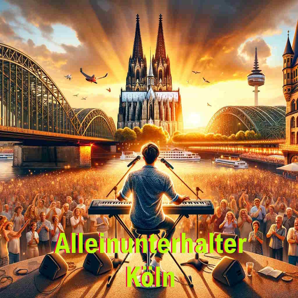 Alleinunterhalter Köln - Keyboarder Karl Konzert mit Phantastischer Musik Open Air - Koeln NRW