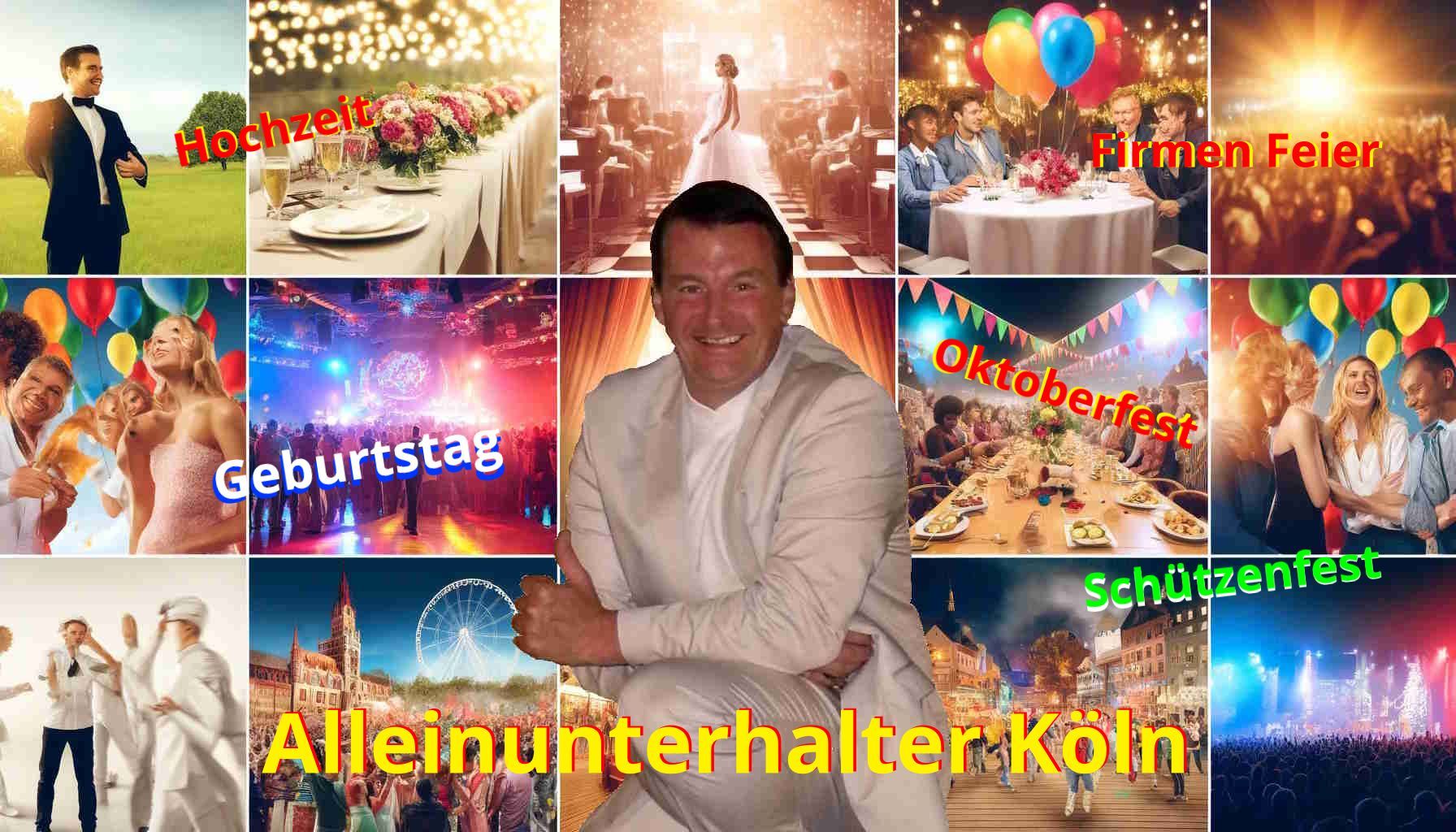 Hochzeit Geburtstag Firmen Feier Schützenfest und Oktoberfest mit Alleinunterhalter Köln - Keyboarder Karl