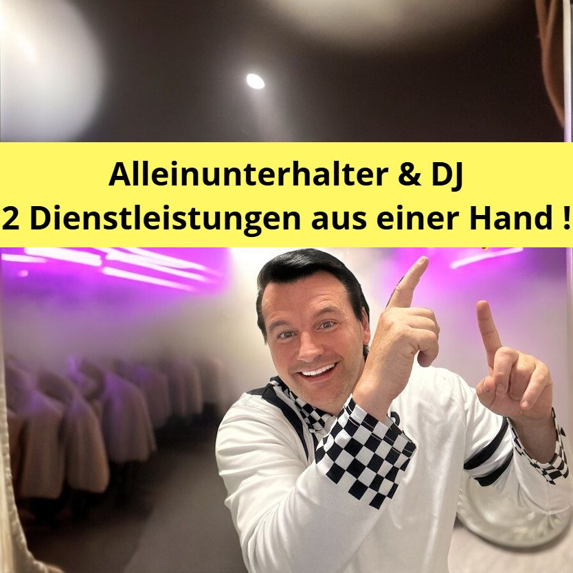 Alleinunterhalter Aachen - Keyboarder Karl sagt - nehmen sie beides aus einer Hand !