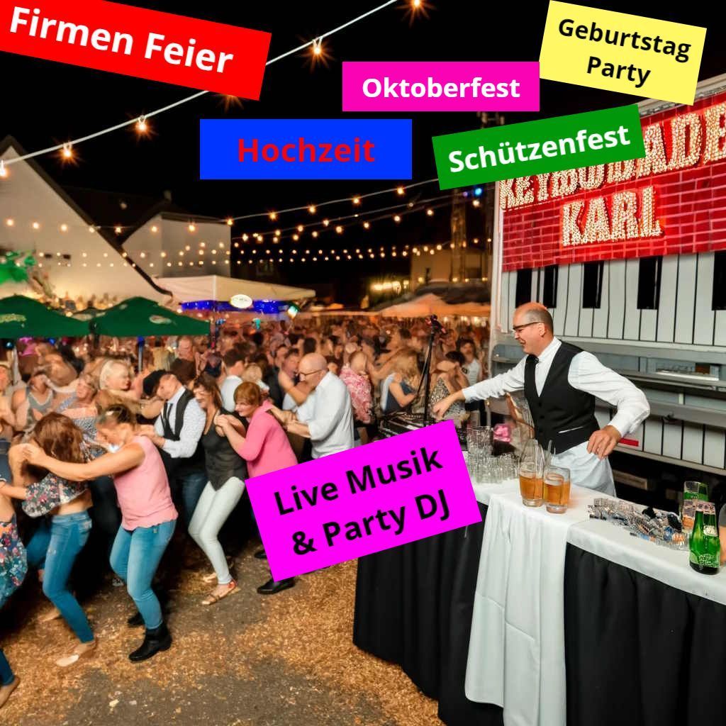 Alleinunterhalter Duisburg - Firmen Feier - Geburtstag Party Oktoberfest und Schützenfest