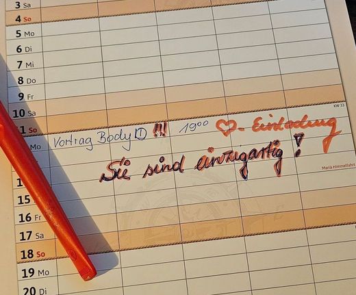 Termine zum Vortrag: 