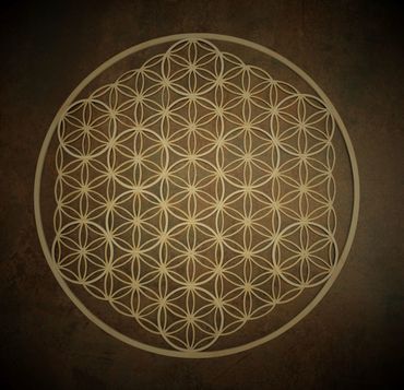 Spirituelle Kunst Heilige Geometrie Sacred Geometry Sri Yantra Blume Des Lebens